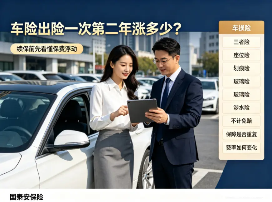 车险出险一次第二年涨多少？关于续保和保费浮动的门道(图1)